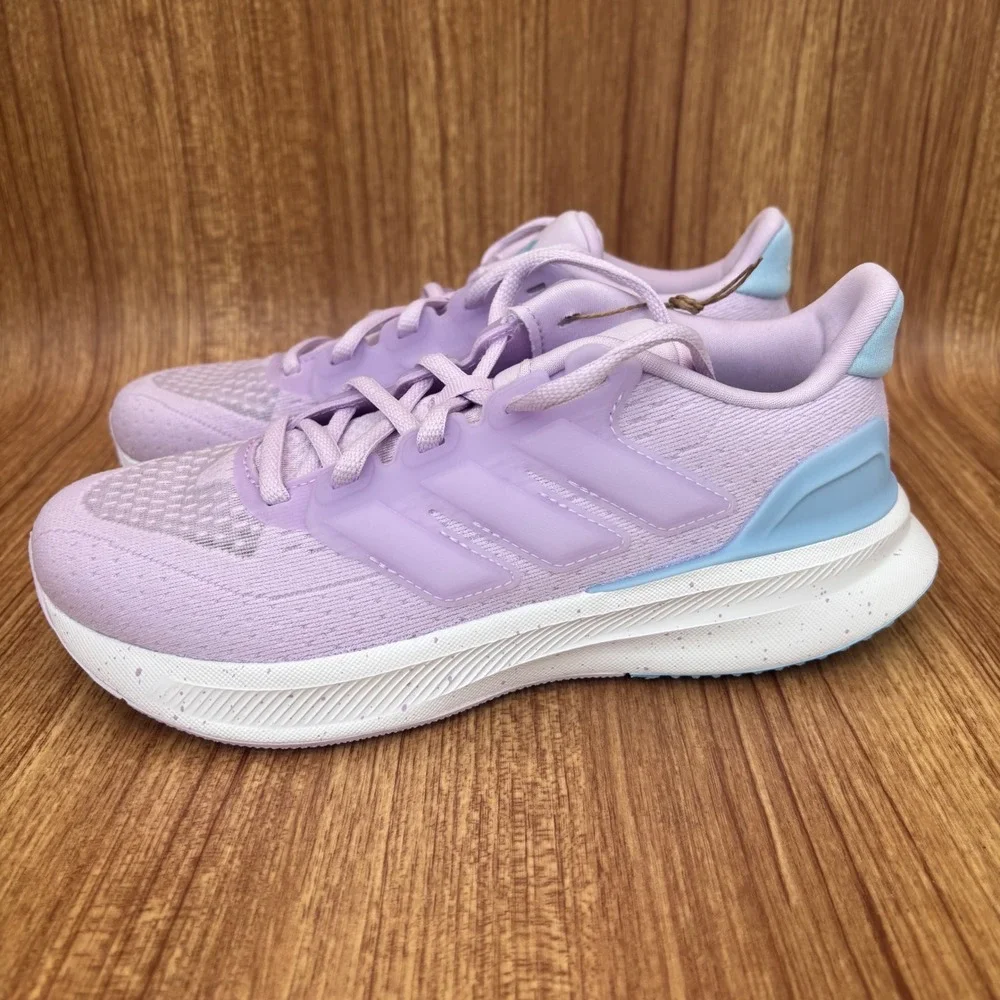Adidas UltraRun 5 J Running Shoes Kids Size 4 Purple Blue NEW JQ1873 Sneaker